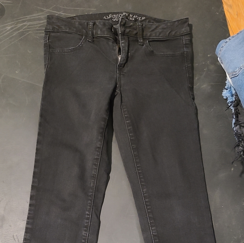 American eagle super stretch skinny jeggings, size 4